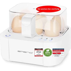 Emerio Egg Cooker, 6 Eggs, Light/German Language Display Emerio Egg Cooker, 6 Eggs, Light/German Language Display