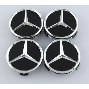 Tech of Sweden MB38 - 4-pack Center Caps på 60mm til Mercedes Benz - Sølv Tech of Sweden MB38 - 4-pack Center Caps på 60mm til Mercedes Benz - Sølv