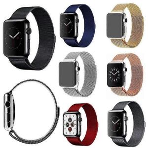 SKALO Milanese Loop Apple Watch SE 44mm Gold - Smartwatch-rem SKALO Milanese Loop Apple Watch SE 44mm Gold - Smartwatch-rem