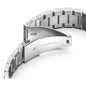 SKALO Link-ranneke OnePlus Watch 2/2R - Hopeanvärinen SKALO Link-ranneke OnePlus Watch 2/2R - Hopeanvärinen