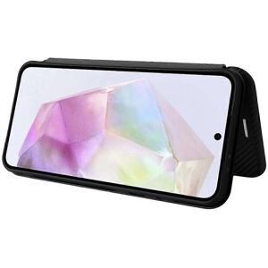 SKALO Samsung A26 5G Portefølje i kulfiberlook - Sort SKALO Samsung A26 5G Portefølje i kulfiberlook - Sort