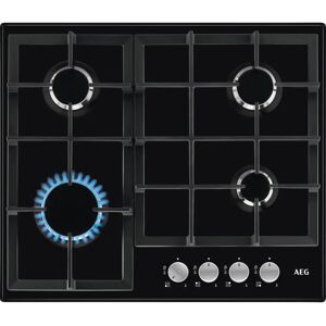 AEG HGX64200SB 60cm Gas Hob - Black - Hob AEG HGX64200SB 60cm Gas Hob - Black - Hob