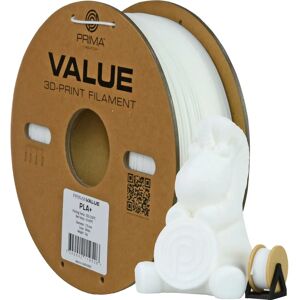 PrimaCreator Hvid PLA+ 3D filament - 1kg PrimaCreator Hvid PLA+ 3D filament - 1kg