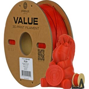 Prima Röd 3D-utskriftsmaterial - PLA - 1 kg Prima Röd 3D-utskriftsmaterial - PLA - 1 kg