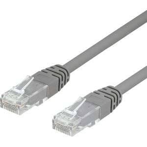 Deltaco Cat6 3m verkkokaapeli Harmaa U/UTP - Verkkokaapeli Deltaco Cat6 3m verkkokaapeli Harmaa U/UTP - Verkkokaapeli