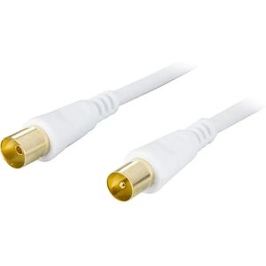 Deltaco Model AN-110 Koaksialkabel - 10m, Ferritkerner, Guldstik Deltaco Model AN-110 Koaksialkabel - 10m, Ferritkerner, Guldstik