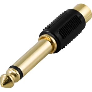 Deltaco AA-23 Adaptateur RCA Mono 6,3mm - Adaptateur de câble Deltaco AA-23 Adaptateur RCA Mono 6,3mm - Adaptateur de câble