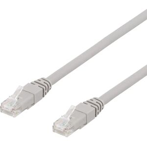 Deltaco TP-61AU 1m Grå Cat6a Nätverkskabel Deltaco TP-61AU 1m Grå Cat6a Nätverkskabel