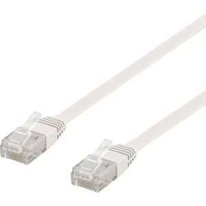 Deltaco Vit 3m Cat6 U/UTP Nätverkskabel Deltaco Vit 3m Cat6 U/UTP Nätverkskabel