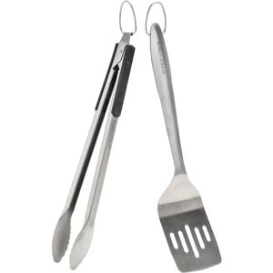 Markus Aujalay - Grillsett i stål - 2 deler - Sølv - Kjøkkenutstyr Markus Aujalay - Grillsett i stål - 2 deler - Sølv - Kjøkkenutstyr