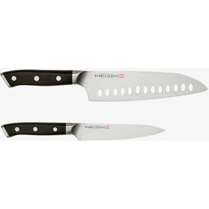 Markus Aujalay Klassisk 2-delt Køkkenknivsæt - Sølv Markus Aujalay Klassisk 2-delt Køkkenknivsæt - Sølv