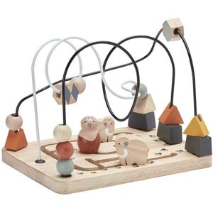 Kids Concept Meerweg Glijbaan met Houten Bollen - Motoriek Speelgoed Kids Concept Meerweg Glijbaan met Houten Bollen - Motoriek Speelgoed