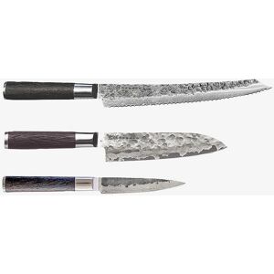 Satake Kuro Knivsett - VG-10 Stål - Trehåndtak Satake Kuro Knivsett - VG-10 Stål - Trehåndtak