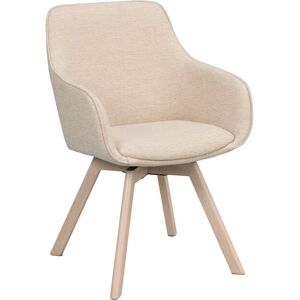 Rowico Home Alison Sessel - Beige - 360° Drehbar - 2er-Set Rowico Home Alison Sessel - Beige - 360° Drehbar - 2er-Set