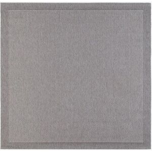 KM Home - Utendørsteppe Miami - Grå - 240x240 cm KM Home - Utendørsteppe Miami - Grå - 240x240 cm