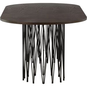 Furniture Fashion Stein Brauner Oval Esstisch - Esstisch Furniture Fashion Stein Brauner Oval Esstisch - Esstisch