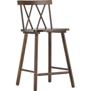 VIND Barstol - Elegant Gummitre Høy Sitte - Kjøkken eller Bar VIND Barstol - Elegant Gummitre Høy Sitte - Kjøkken eller Bar