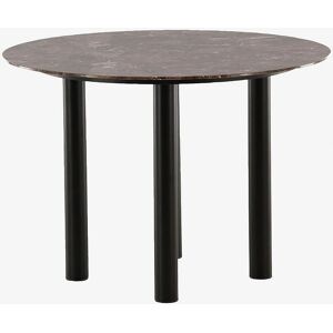 VIND Havsten Spisebord - Svart/Braun Marmor - 106cm VIND Havsten Spisebord - Svart/Braun Marmor - 106cm