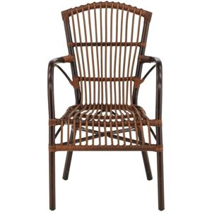 Venture Home Galera Chaise de jardin empilable marron - Chaise de jardin - Publicité Venture Home Galera Chaise de jardin empilable marron - Chaise de jardin - Publicité