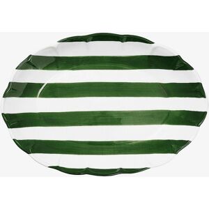 PICK A POPPY - Serveringsfat Stripe - Grøn - Serveringsfat PICK A POPPY - Serveringsfat Stripe - Grøn - Serveringsfat