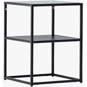 Venture Home San Paulo - Table d'Appoint en Acier et Verre - 40x40x55cm - Publicité Venture Home San Paulo - Table d'Appoint en Acier et Verre - 40x40x55cm - Publicité