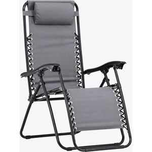 Venture Home Vulcano Solseng - Justerbar, Sammenleggbart, Grå - Solsenger Venture Home Vulcano Solseng - Justerbar, Sammenleggbart, Grå - Solsenger