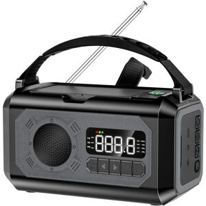 MTK Käsikampiradio 12000mAh Power Bank - Hätäakku MTK Käsikampiradio 12000mAh Power Bank - Hätäakku