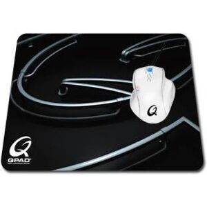 Qpad FX 36 Noir, Blanc - Tapis de souris - Publicité Qpad FX 36 Noir, Blanc - Tapis de souris - Publicité