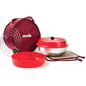Omnia Limited Camping Oven Compleetset - Oven, Siliconen Bakvorm, Rooster, Tas & Ovenwanten Omnia Limited Camping Oven Compleetset - Oven, Siliconen Bakvorm, Rooster, Tas & Ovenwanten