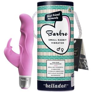 Belladot Barbro Liten Rosa Kaninvibrator - Sexleketøy Belladot Barbro Liten Rosa Kaninvibrator - Sexleketøy