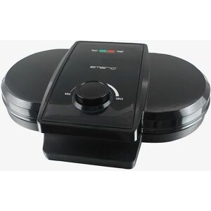 Emerio Dobbelt Vaffeljern - Sort - 2 Vafler - Kompakt & Let Emerio Dobbelt Vaffeljern - Sort - 2 Vafler - Kompakt & Let