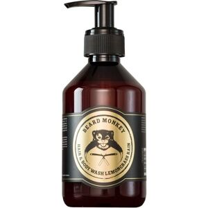 BEARD MONKEY Lemongrassrain Hiusten ja vartalon pesugeeli - 250ml BEARD MONKEY Lemongrassrain Hiusten ja vartalon pesugeeli - 250ml