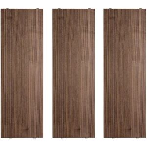 Étagères Walnut String Furniture - Set de 3 - 58x20 cm - Publicité Étagères Walnut String Furniture - Set de 3 - 58x20 cm - Publicité
