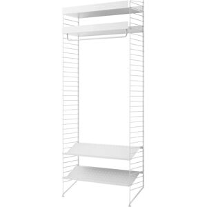 Étagère Modulable en Métal Blanc 78x30cm - Publicité Étagère Modulable en Métal Blanc 78x30cm - Publicité