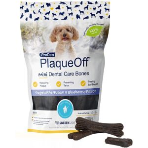 ProDen PlaqueOff Veg and Blueberry Mini Dental Bones for Small Dogs - 20 Bones ProDen PlaqueOff Veg and Blueberry Mini Dental Bones for Small Dogs - 20 Bones