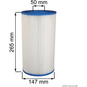 Kuben - Spafilter for HotSpring/Cal Spas - 267x152mm - 50mm - Spa filter Kuben - Spafilter for HotSpring/Cal Spas - 267x152mm - 50mm - Spa filter