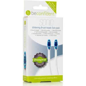 Beconfident Sonic Whitening Toothbrush Heads White - Toothbrush Heads Beconfident Sonic Whitening Toothbrush Heads White - Toothbrush Heads