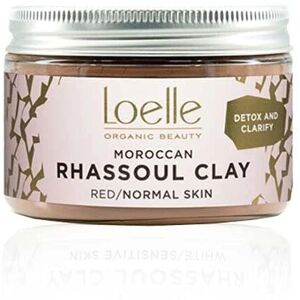 Loelle Röd Rhassoul lera - Normal hud - 150g Loelle Röd Rhassoul lera - Normal hud - 150g