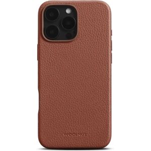 Woolnut Ekte Læder MagSafe Deksel for iPhone 16 Pro Max - Brun Woolnut Ekte Læder MagSafe Deksel for iPhone 16 Pro Max - Brun