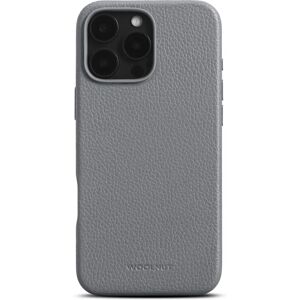 WOOLNUT iPhone 16 Pro Max Ekte Læder MagSafe Cover - Grå WOOLNUT iPhone 16 Pro Max Ekte Læder MagSafe Cover - Grå