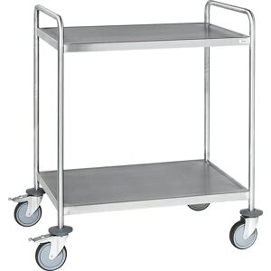 Kongamek - Edelstahl Tischwagen - 2 Ladeflächen - Kitchen cart Kongamek - Edelstahl Tischwagen - 2 Ladeflächen - Kitchen cart