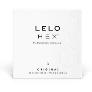 LELO Hex 3 pcs - Ultra-Thin Condoms for Safety & Sensitivity LELO Hex 3 pcs - Ultra-Thin Condoms for Safety & Sensitivity