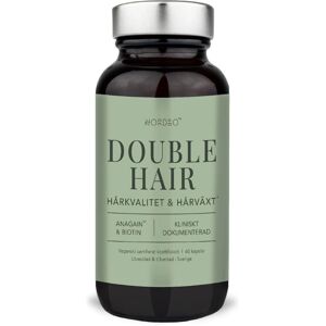 NORDBO Double Hair Vegan - Biotin & AnaGain - Hårstøtte NORDBO Double Hair Vegan - Biotin & AnaGain - Hårstøtte