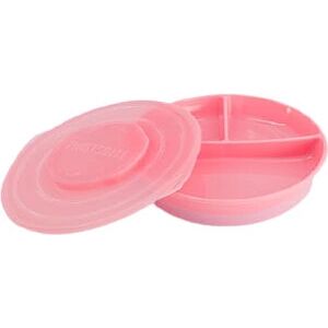 Piattino Diviso per Bambini Rosa - Twistshake Piattino Diviso per Bambini Rosa - Twistshake
