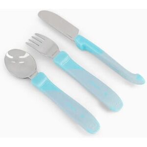 Conjunto de Talheres em Aço Inoxidável para Crianças - Aprender a Comer Conjunto de Talheres em Aço Inoxidável para Crianças - Aprender a Comer