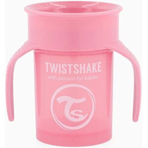 Twistshake Rose Pastel 360° Tasse d'Apprentissage - Gobelet Anti-Fuites - Publicité Twistshake Rose Pastel 360° Tasse d'Apprentissage - Gobelet Anti-Fuites - Publicité