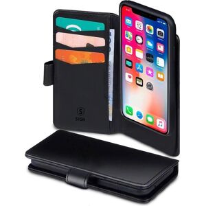 Étui portefeuille 2-en-1 pour iPhone X/XS - Noir - Publicité Étui portefeuille 2-en-1 pour iPhone X/XS - Noir - Publicité