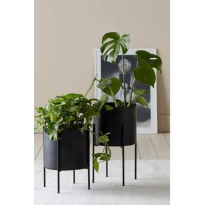 Ellos Milton-plant pot with adjustable stand - Black Ellos Milton-plant pot with adjustable stand - Black