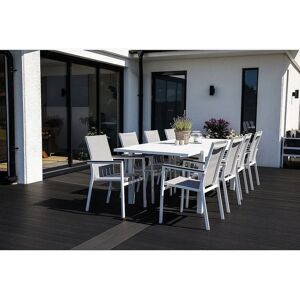 Venture Home - Marbella Laajennettava Ruokapöytä - Valkoinen - Ulkokalusteet Venture Home - Marbella Laajennettava Ruokapöytä - Valkoinen - Ulkokalusteet