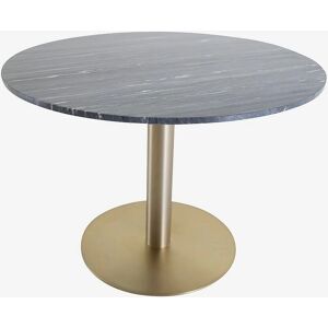 Venture Home Estelle Rund Spisebord - Svart Marmor 106cm Venture Home Estelle Rund Spisebord - Svart Marmor 106cm